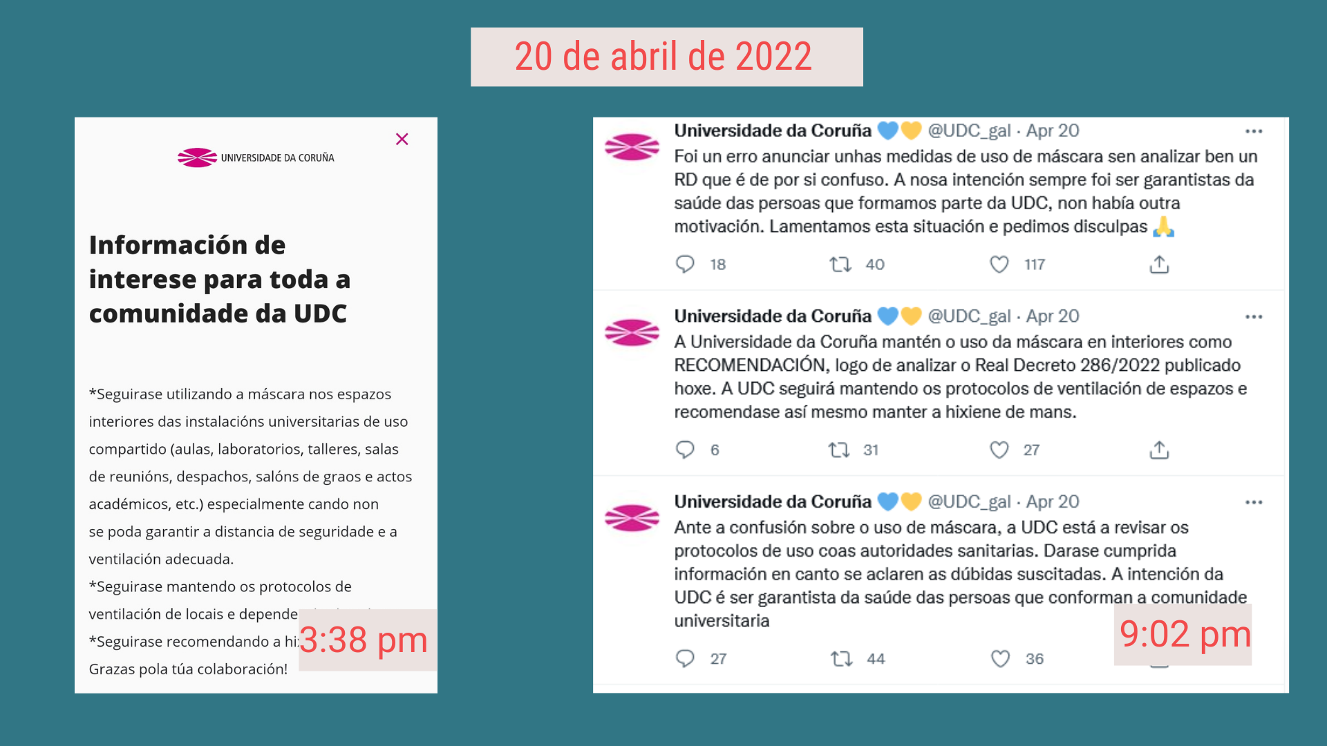 Normativa mascarilla UDC