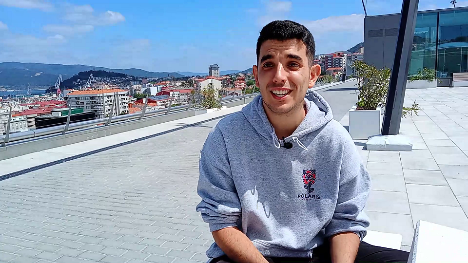 Fran en la ciudad de Vigo