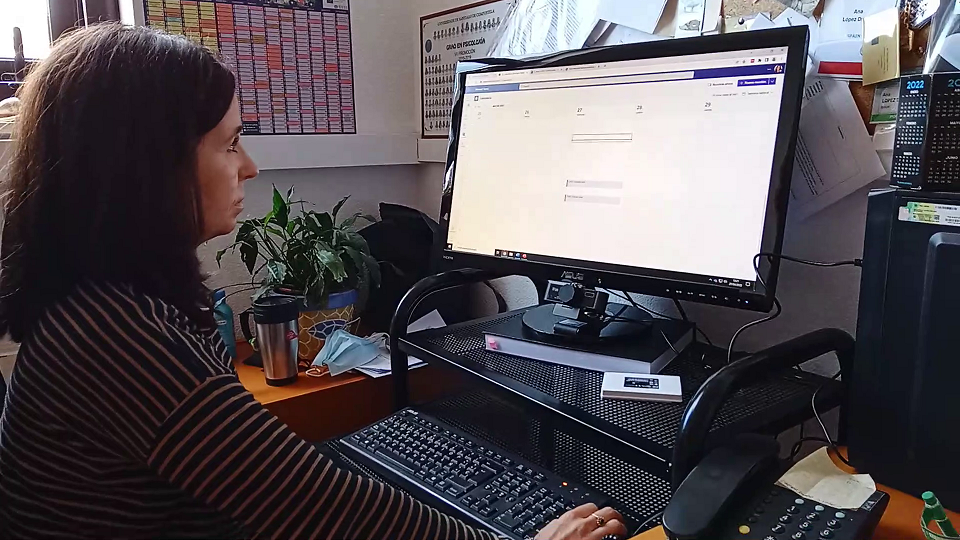 Ana López, psicóloga al frente de la Unidad (USC)